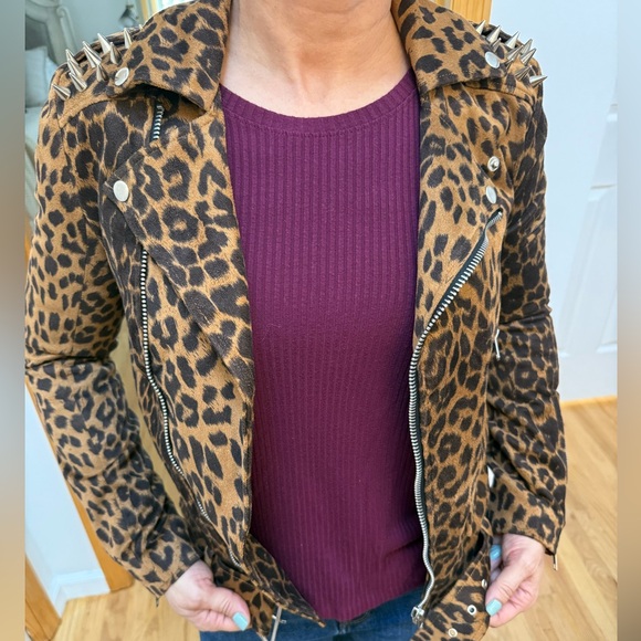 UNIF Leopard Spiked Moto Jacket 🐆🏍️ - Picture 4 of 7